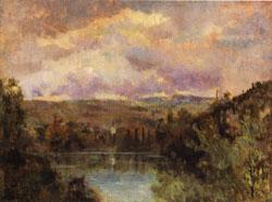 Albert Lebourg Edge of the Ain River France oil painting art